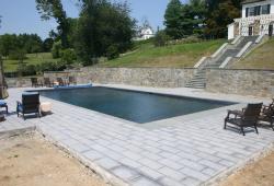 Pool Retaining Wall